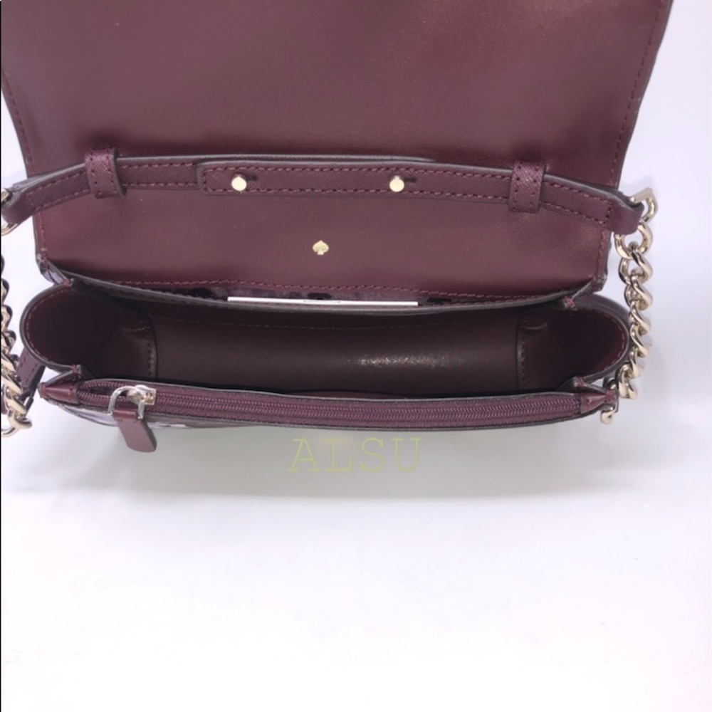 🌸 Spring Sale 🌸 Kate Spade ♠️ Small Flap Crossbody Wild Flowers WLRU6042Z - Picture 5 of 8